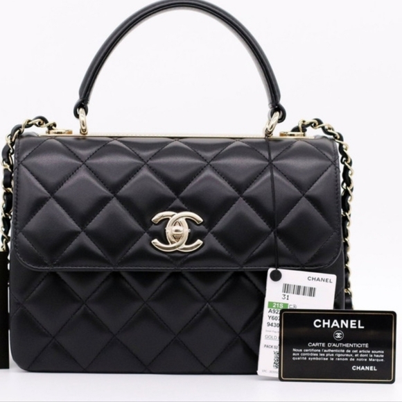 CHANEL Handbags - ***SOLD*** Chanel Black Trendy CC (small)